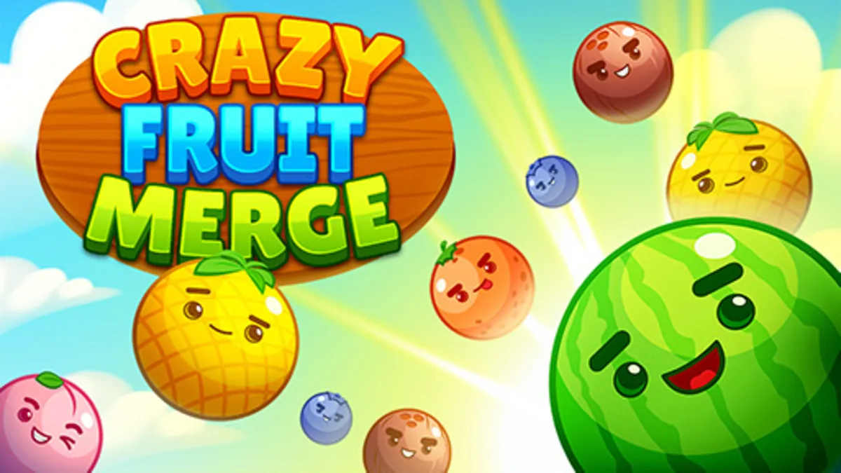 Crazy Fruit Merge gameplay preview
