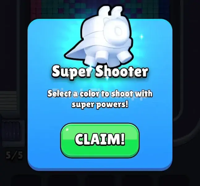 Pixel Flow Super Shooter power-up