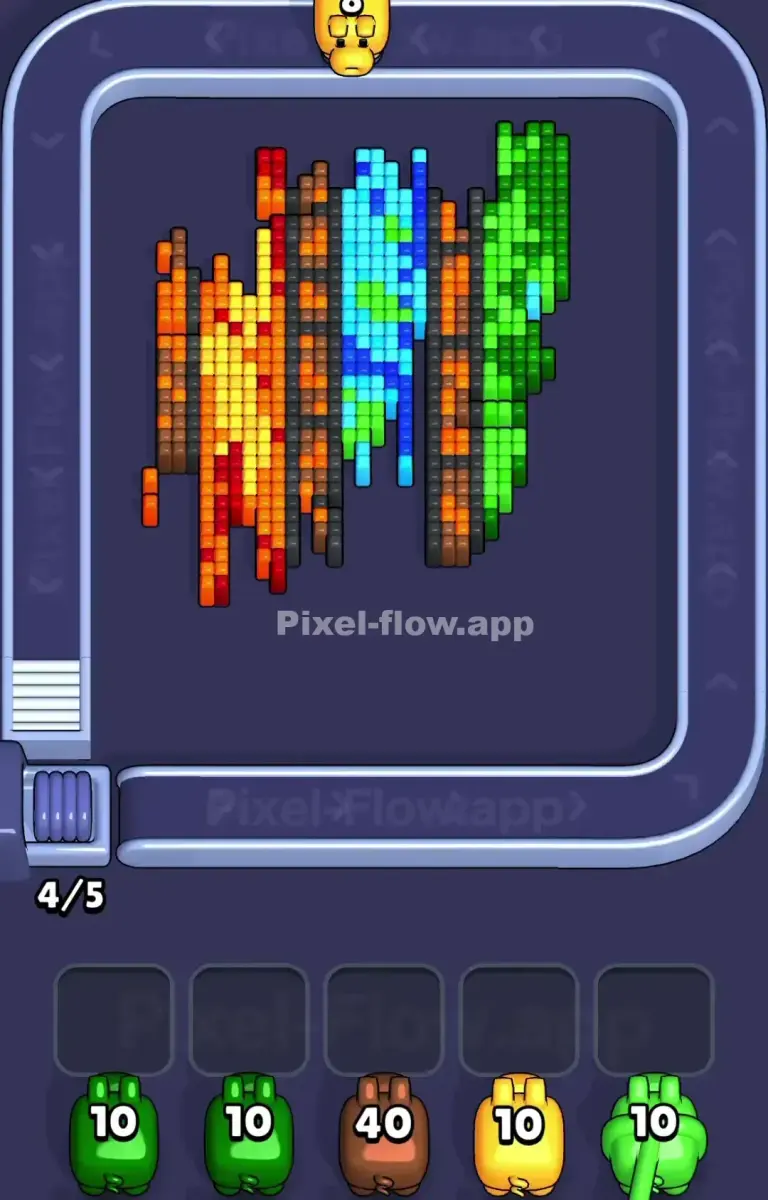 Pixel Flow Level 1400 Dark wall pressure board frame 3