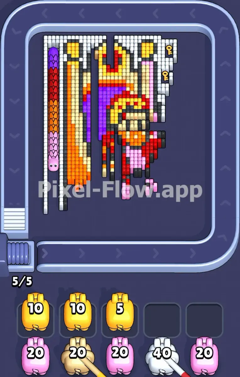 Pixel Flow Level 1150 Robe and cushion board frame 3