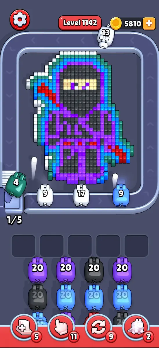 Pixel Flow Level 1142 board preview