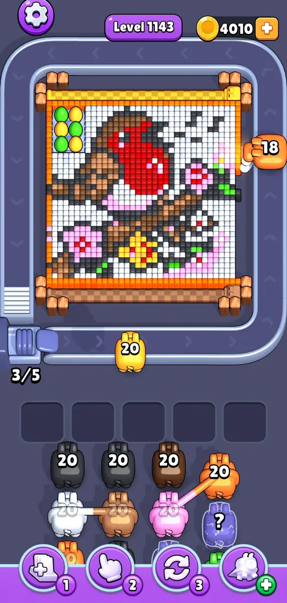 Pixel Flow Level 1143 board preview