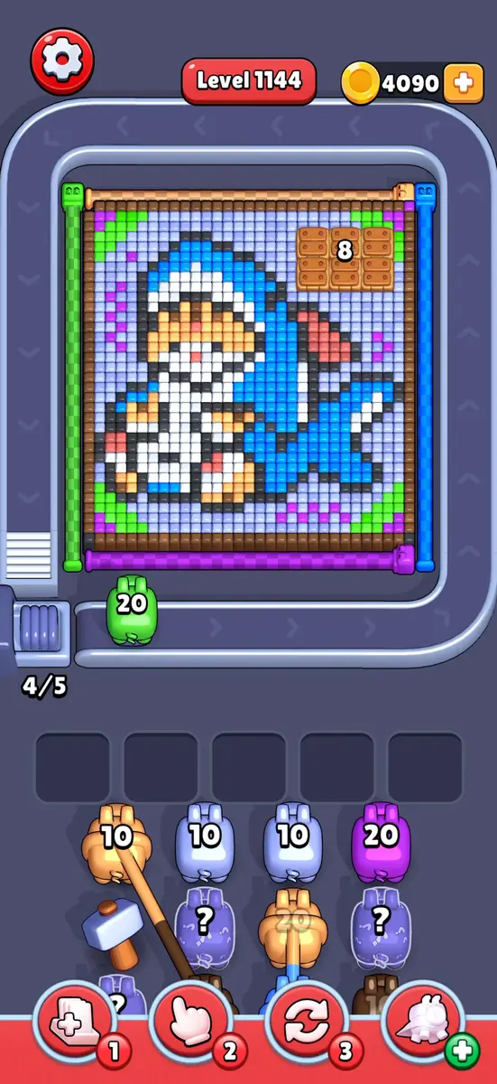 Pixel Flow Level 1144 board preview