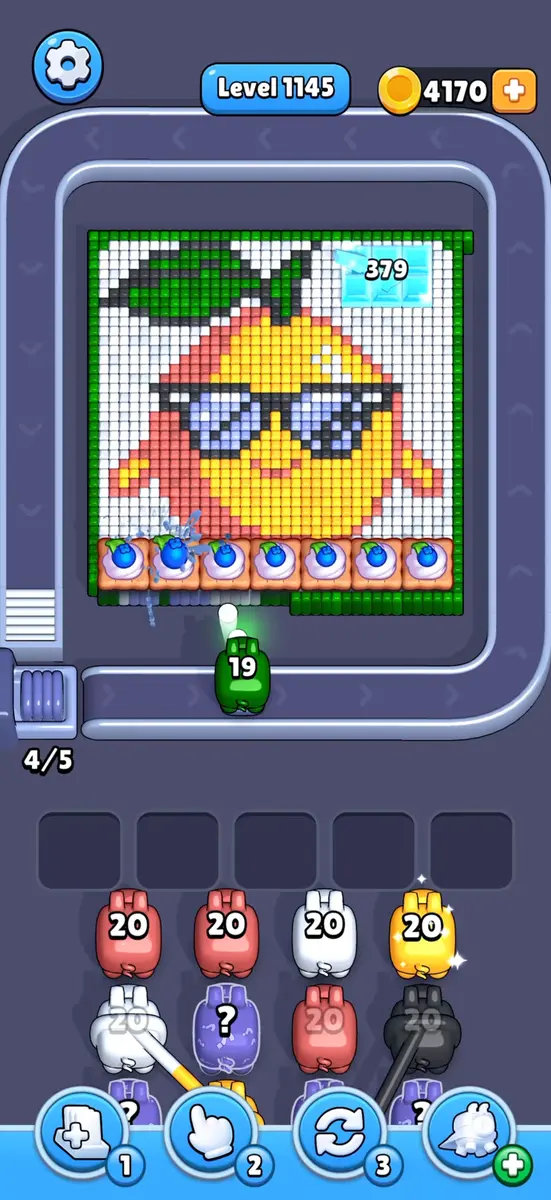 Pixel Flow Level 1145 board preview
