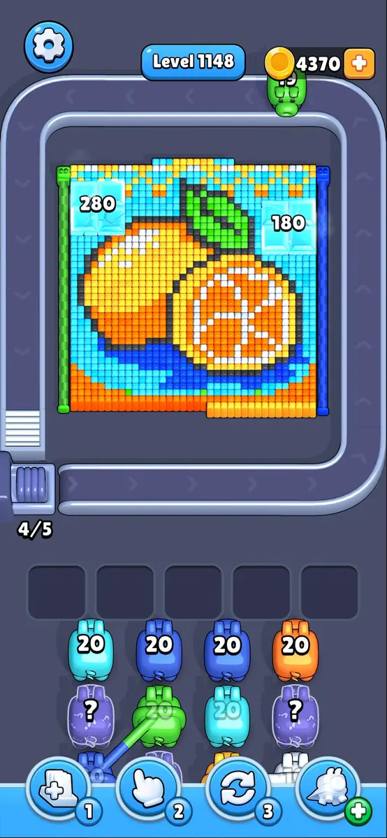 Pixel Flow Level 1148 board preview