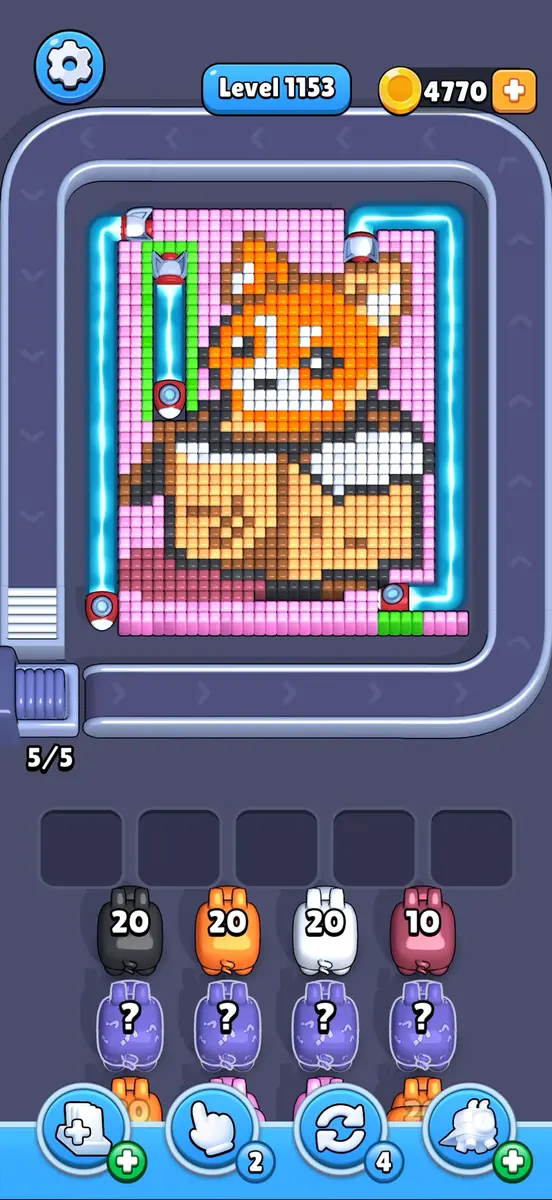 Pixel Flow Level 1153 board preview