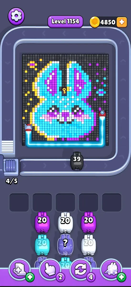 Pixel Flow Level 1154 board preview