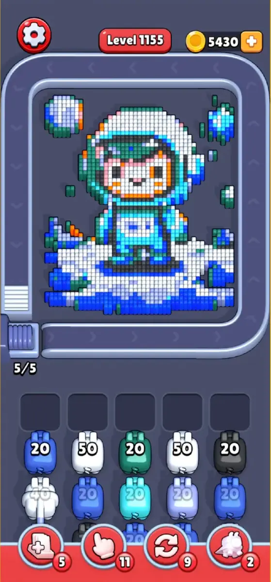 Pixel Flow Level 1155 board preview