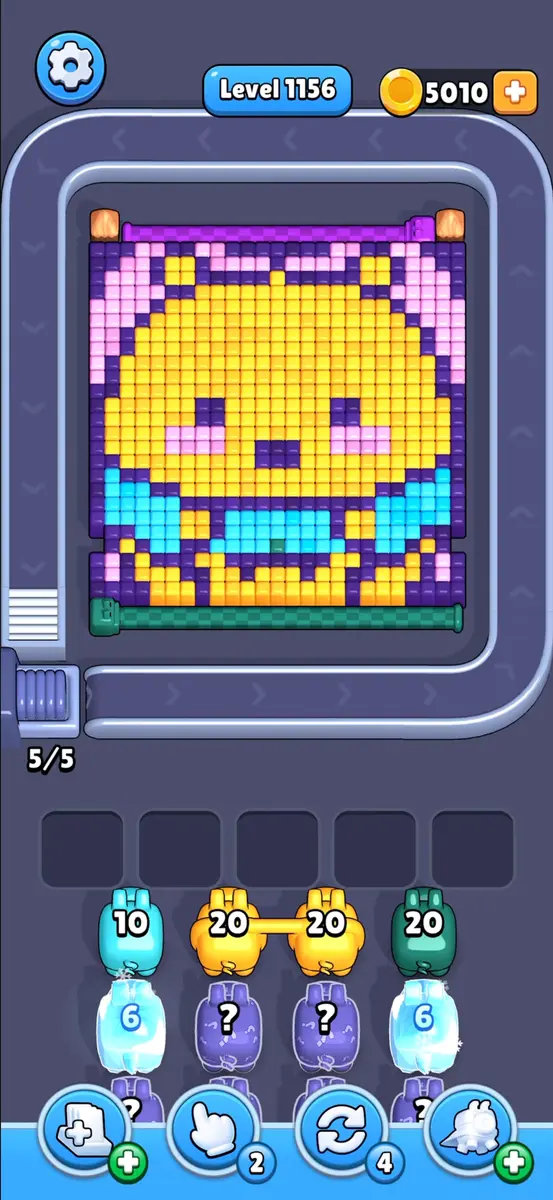 Pixel Flow Level 1156 board preview