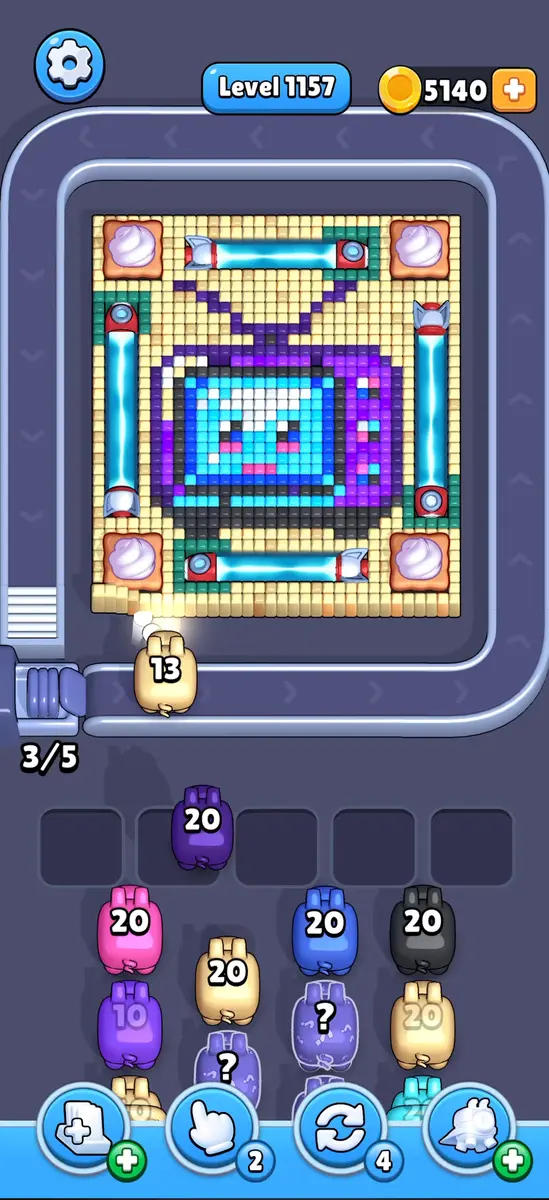 Pixel Flow Level 1157 board preview