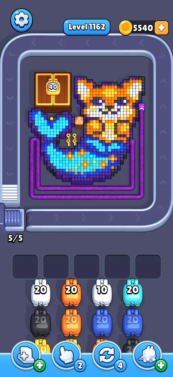 Pixel Flow Level 1162 board preview