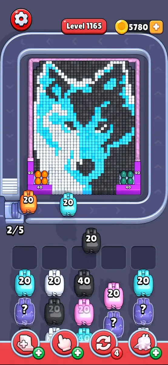 Pixel Flow Level 1165 board preview