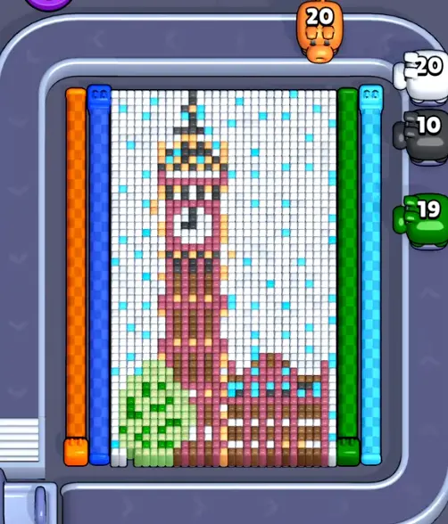 Pixel Flow Level 846 board preview