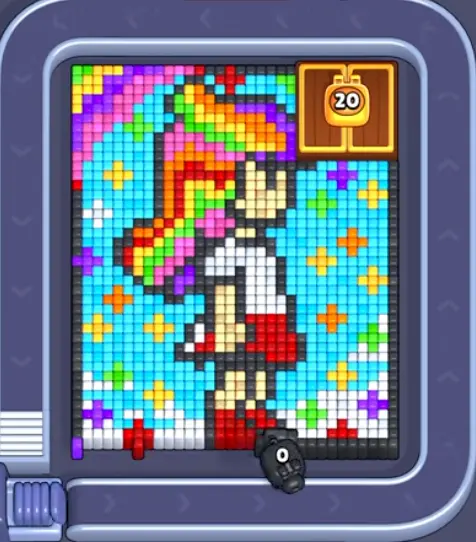 Pixel Flow Level 1168 board preview