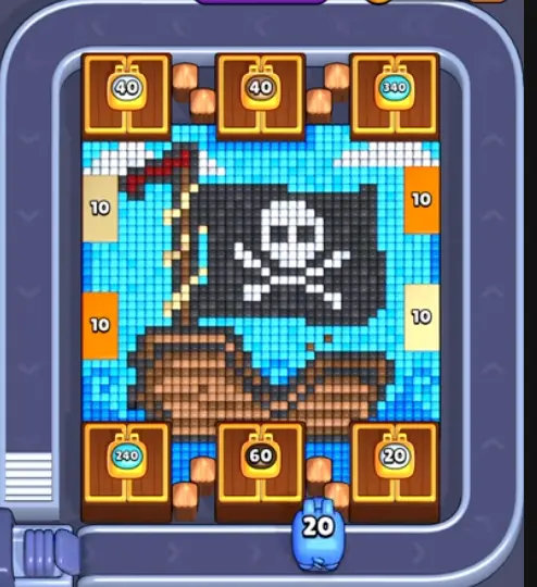 Pixel Flow Level 1169 board preview