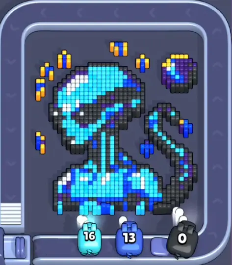 Pixel Flow Level 1176 board preview