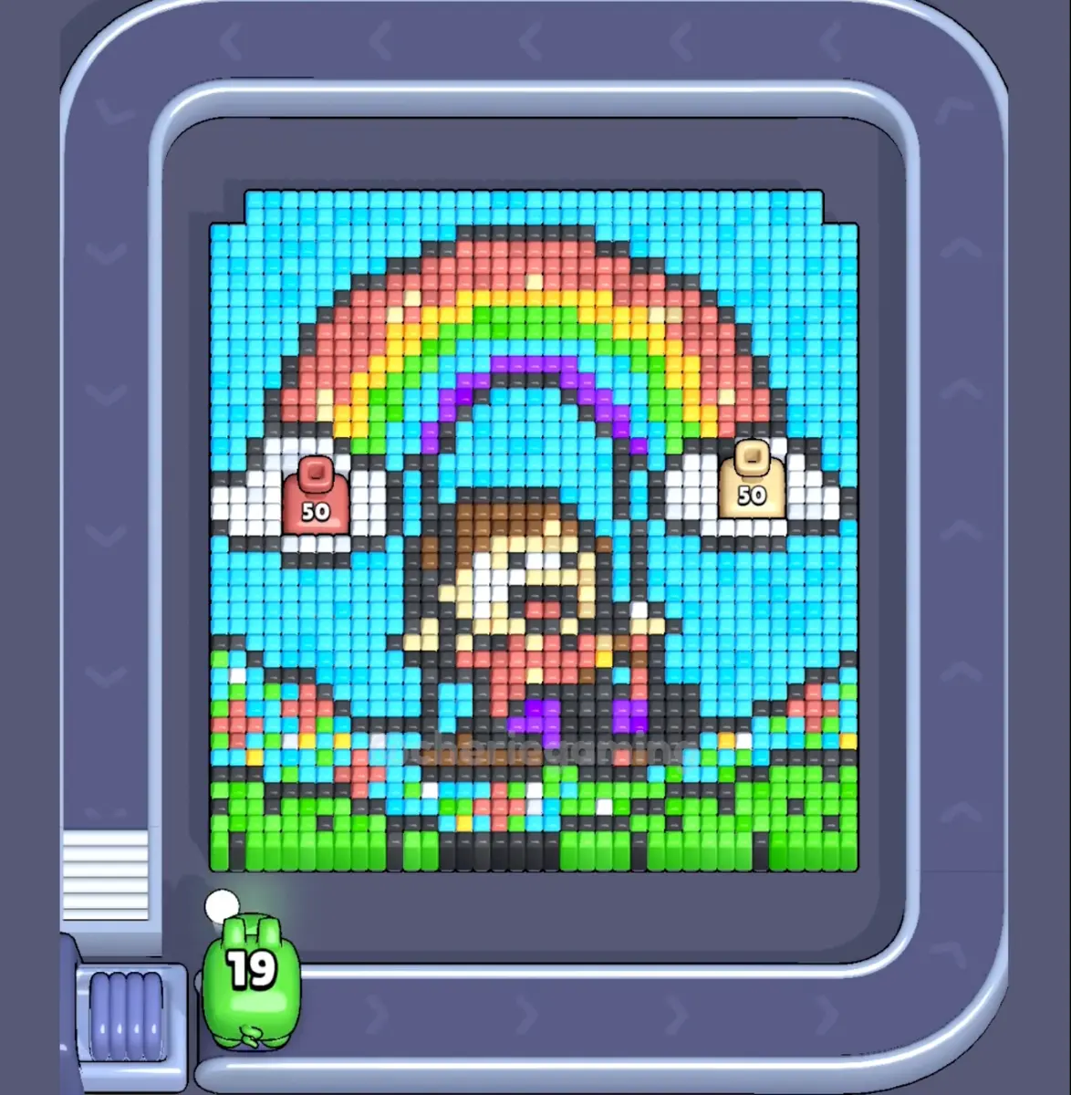 Pixel Flow Level 436 board preview