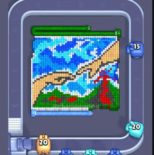 Pixel Flow Level 693 board preview