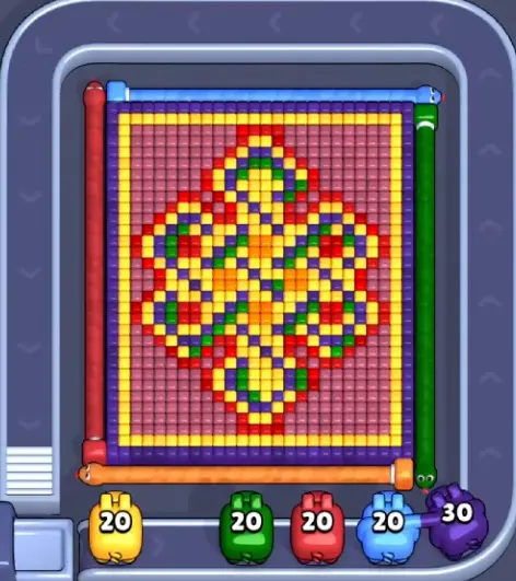 Pixel Flow Level 1184 board preview