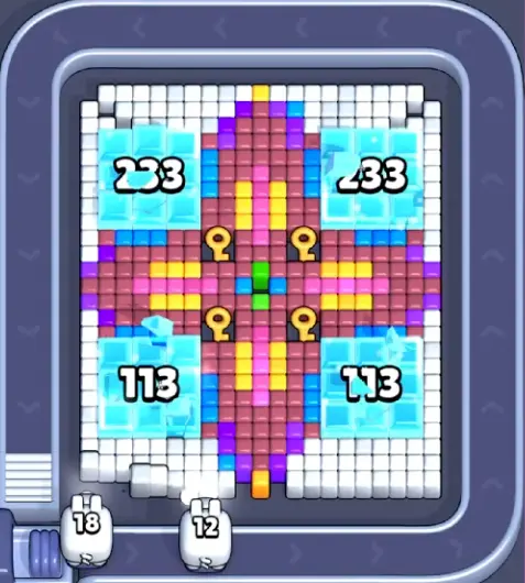 Pixel Flow Level 1187 board preview