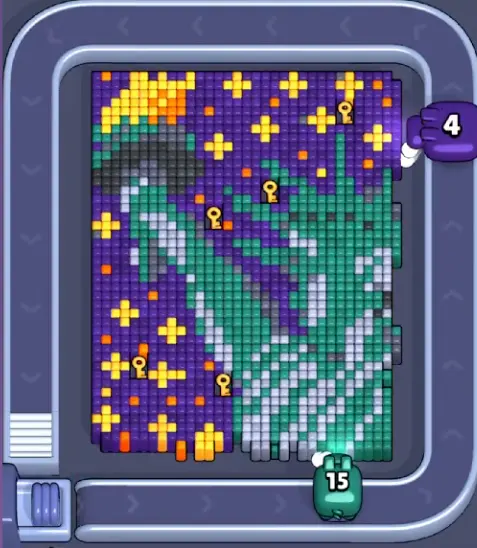 Pixel Flow Level 1188 board preview