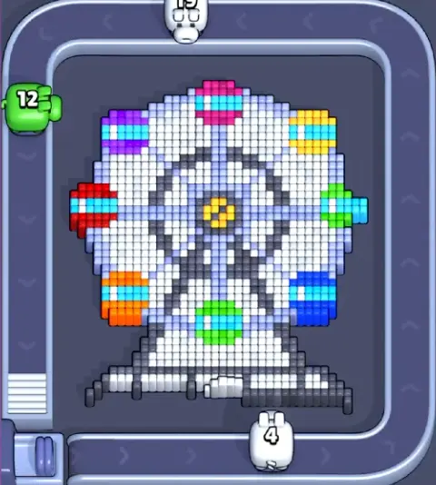Pixel Flow Level 1189 board preview