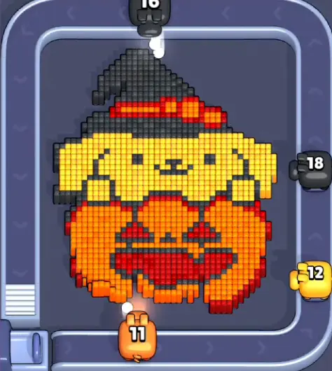 Pixel Flow Level 1207 board preview