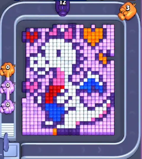 Pixel Flow Level 1217 board preview