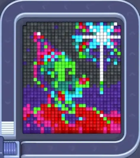 Pixel Flow Level 1234 board preview