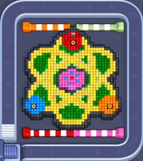 Pixel Flow Level 1235 board preview