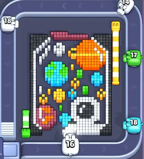 Pixel Flow Level 1242 board preview
