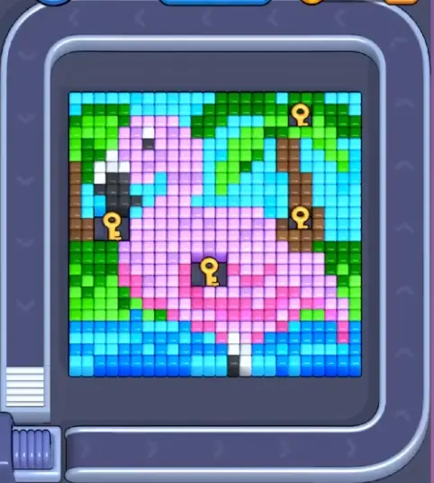 Pixel Flow Level 1256 board preview