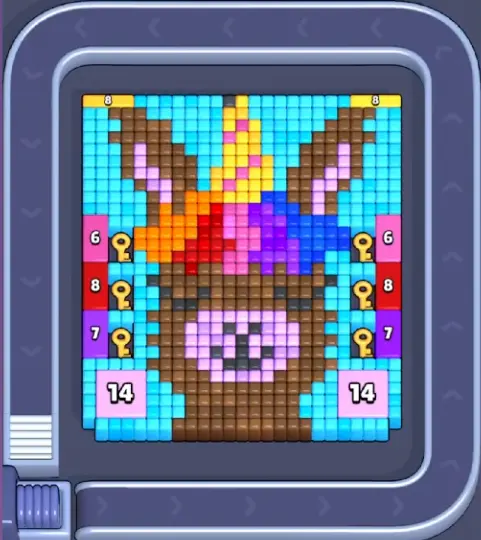 Pixel Flow Level 1258 board preview