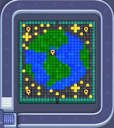 Pixel Flow Level 1267 board preview