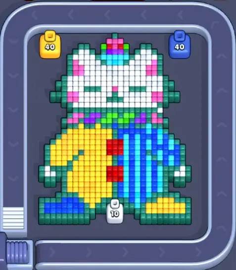Pixel Flow Level 1296 board preview