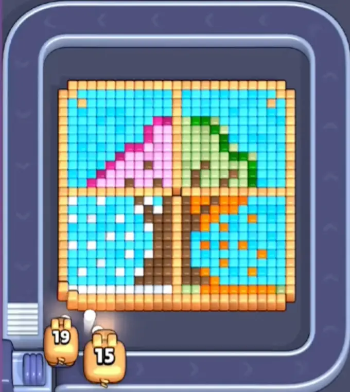 Pixel Flow Level 1343 board preview
