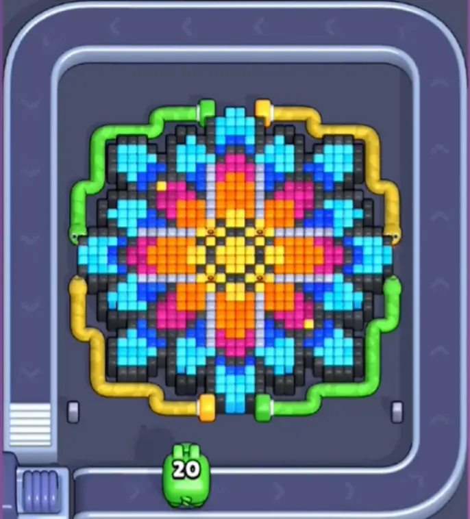 Pixel Flow Level 1348 board preview