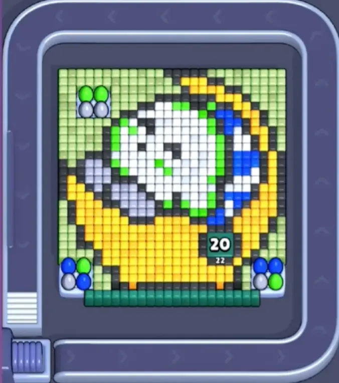 Pixel Flow Level 1351 board preview