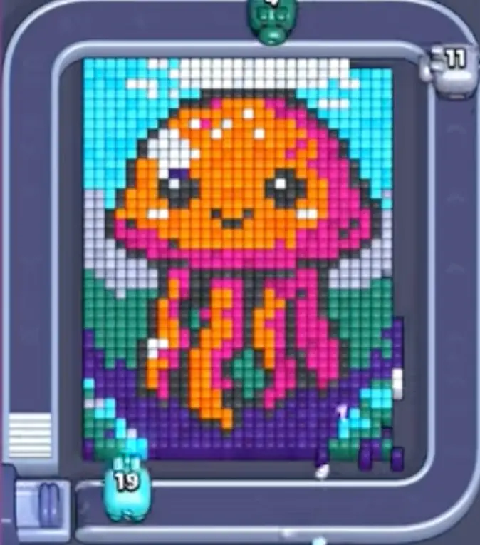 Pixel Flow Level 1371 board preview