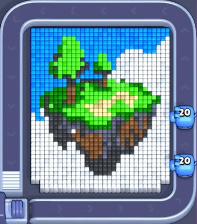 Pixel Flow Level 1372 board preview