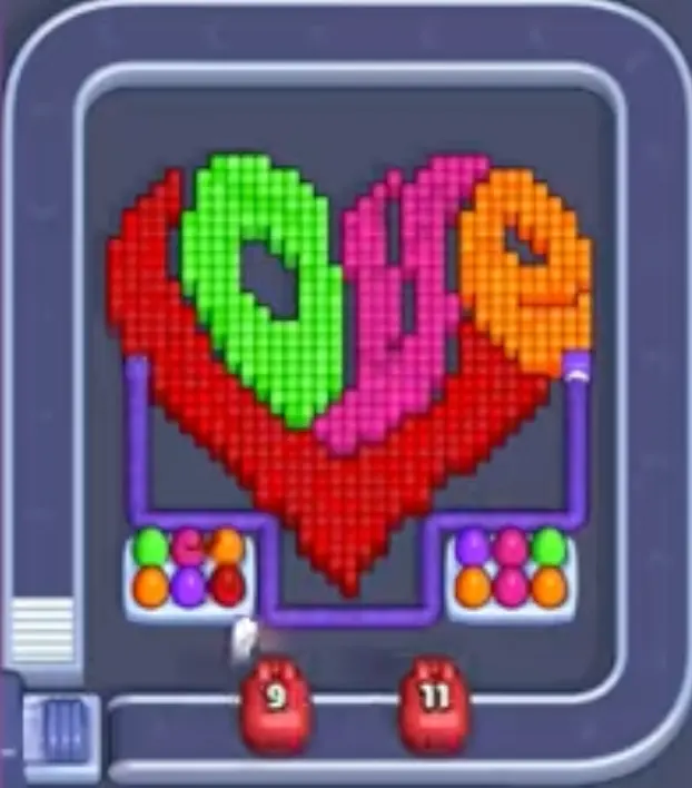 Pixel Flow Level 1378 board preview