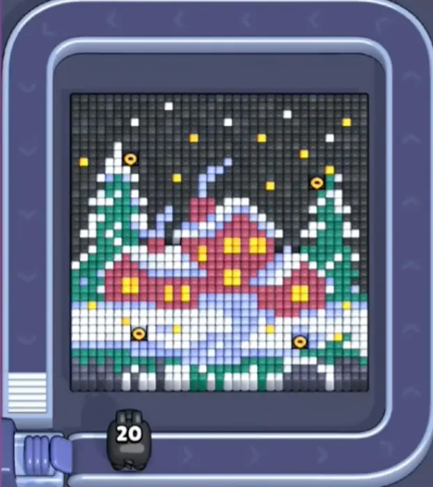 Pixel Flow Level 1381 board preview