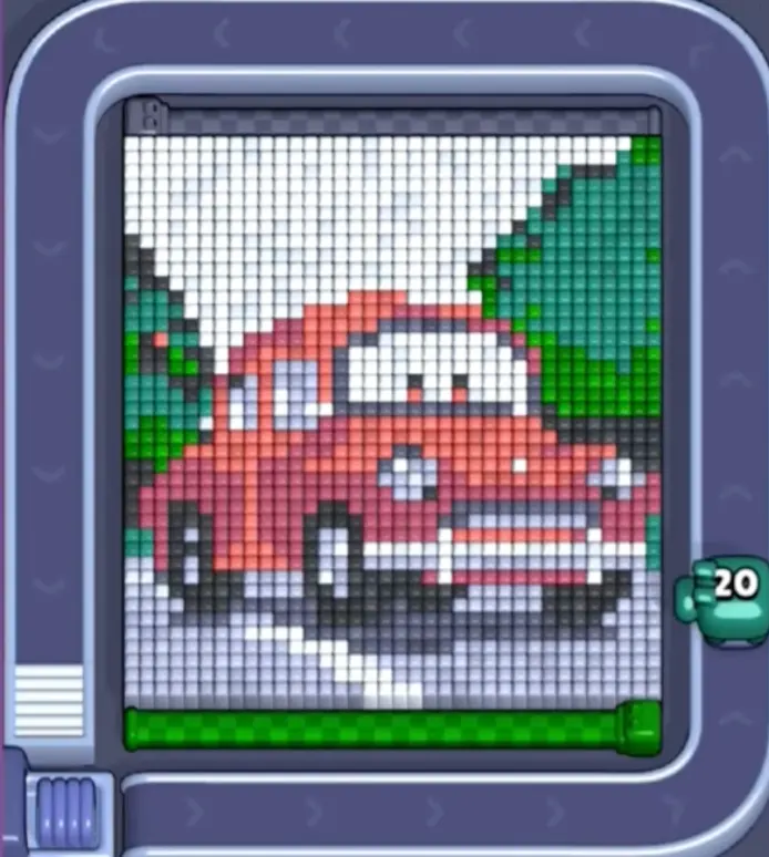 Pixel Flow Level 1421 board preview