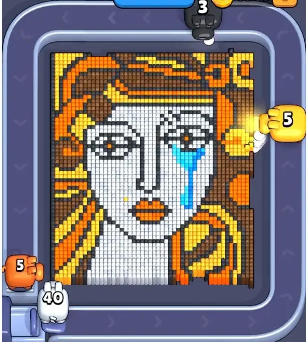 Pixel Flow Level 1457 board preview