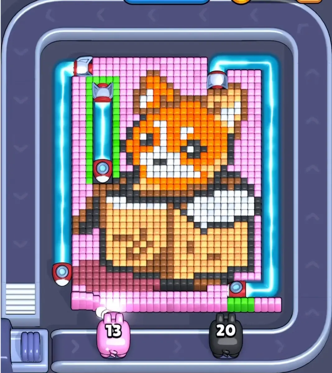 Pixel Flow Level 1468 board preview