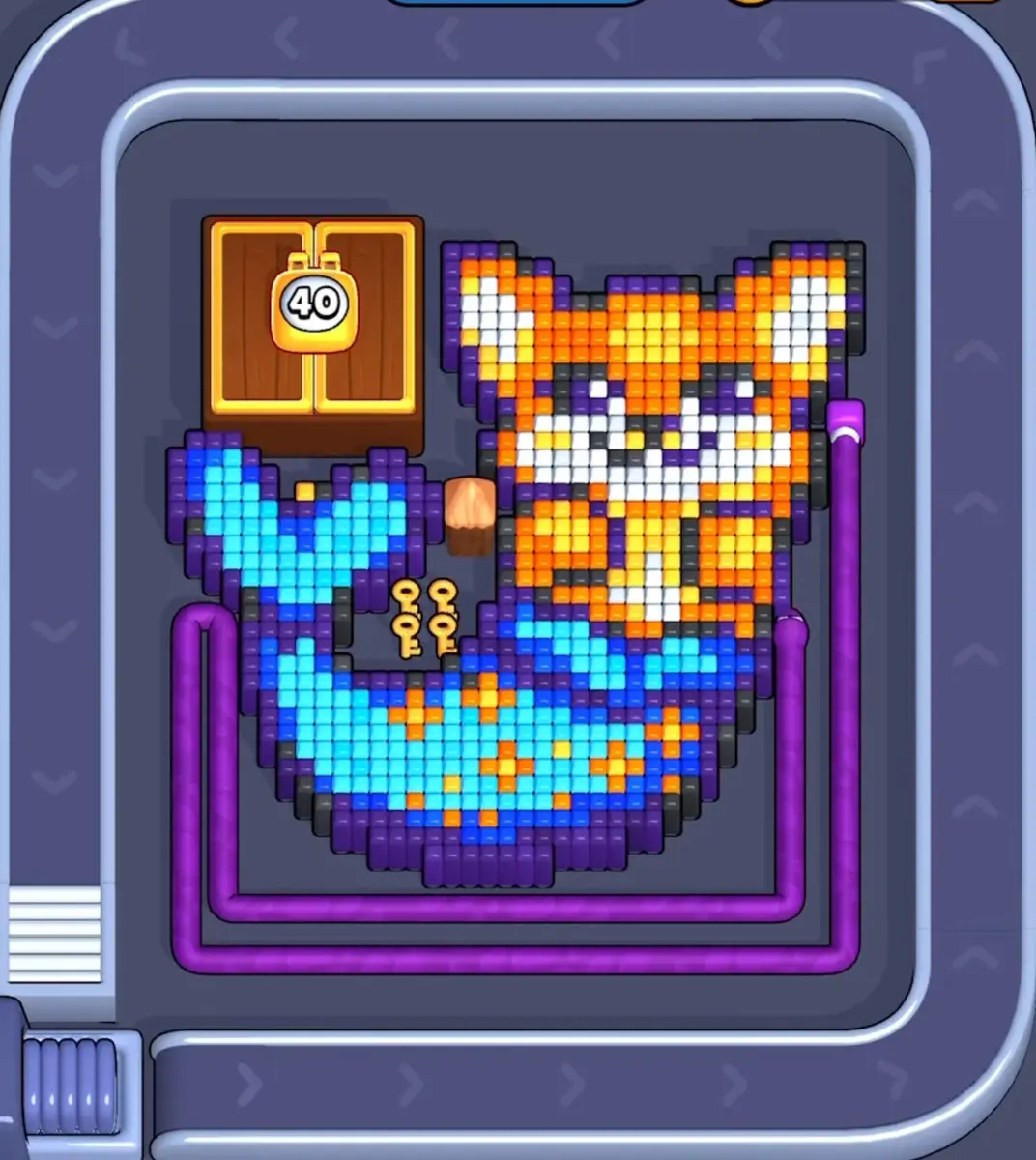 Pixel Flow Level 1477 board preview