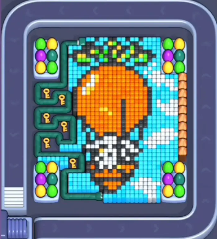 Pixel Flow Level 1491 board preview