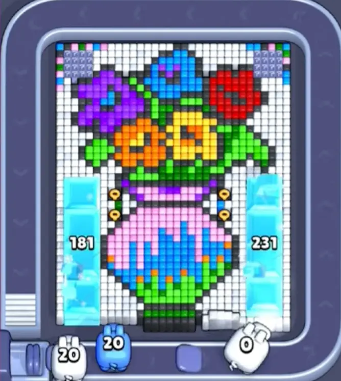 Pixel Flow Level 1512 board preview
