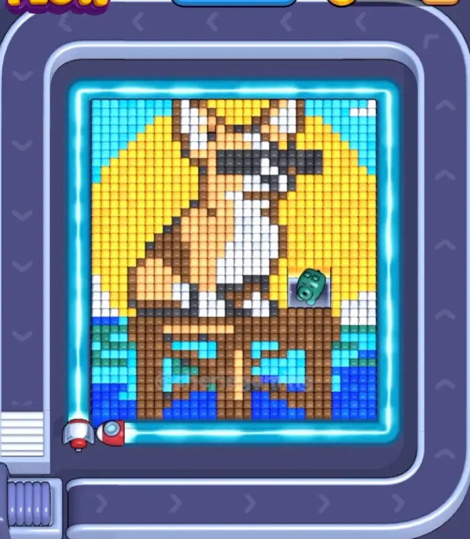 Pixel Flow Level 1526 board preview
