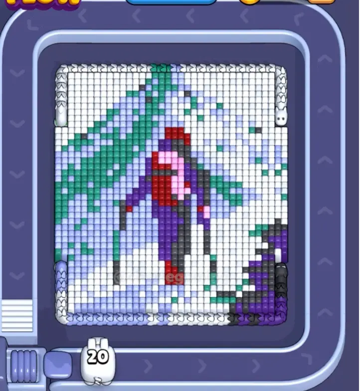 Pixel Flow Level 1527 board preview
